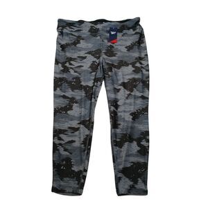 Reebok Camo-Print Leggings Womens 4X Plus‎ Size Black Workout Ready $45